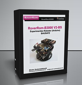 RoverRom-B3000 V2-BS Experimentier-Roboter (Arduino) BAUSATZ